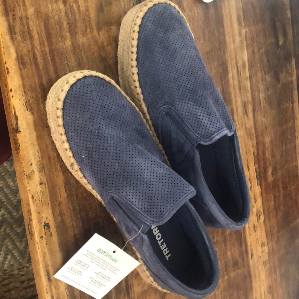Deep blue /deep sea blue suede shoes